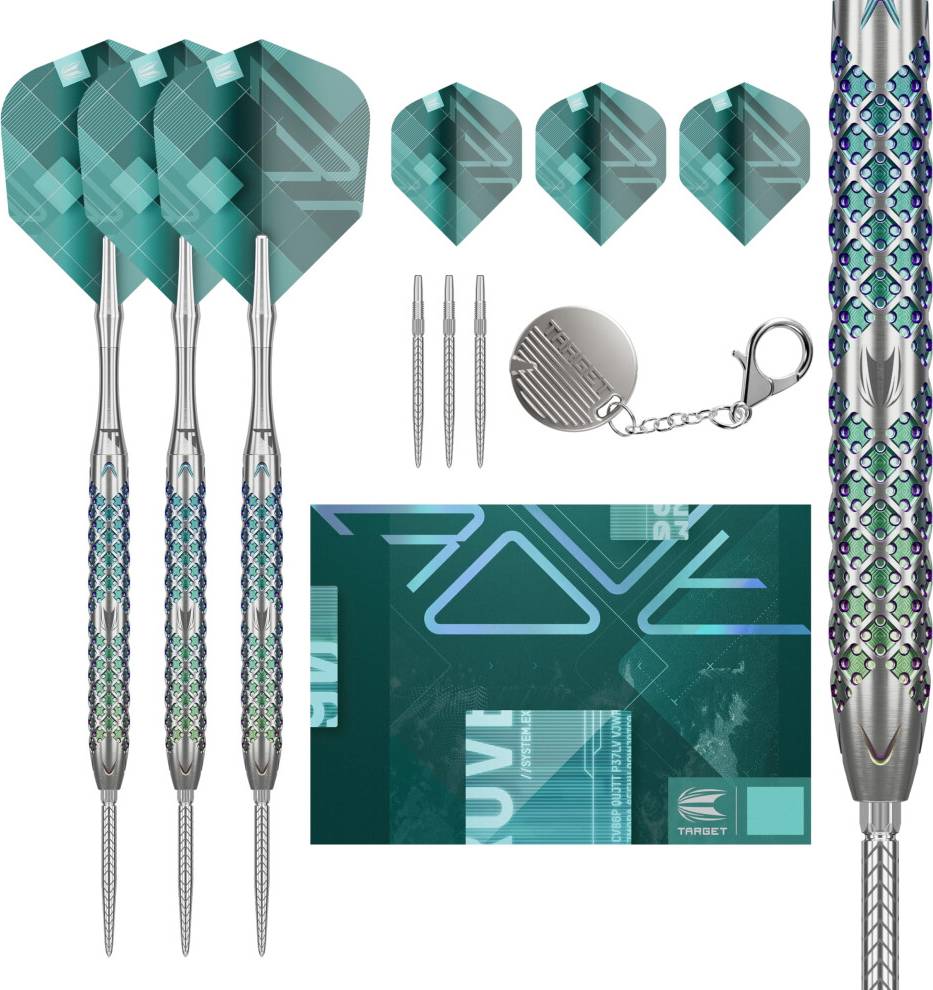 Target Darts Rove Steel Tip Swiss Point Dart Set