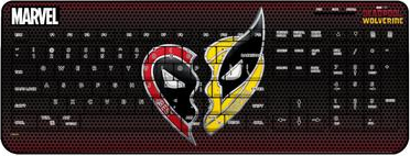 Deadpool and wolverine Keyscaper Deadpool Wolverine Wireless Keyboard