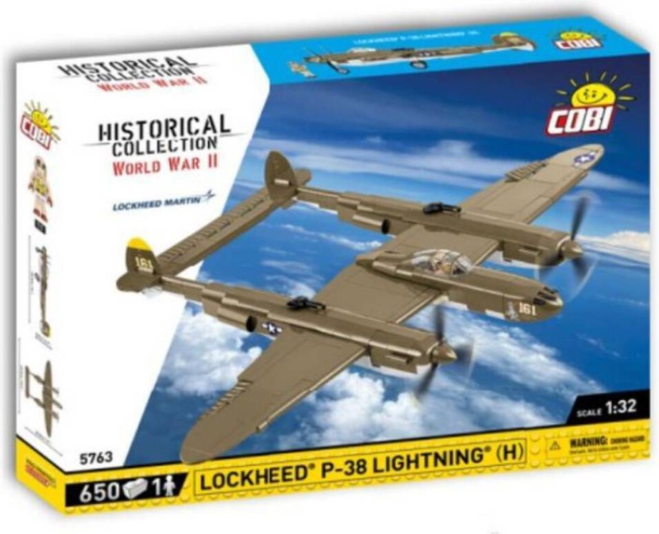 Cobi Historical Collection Lockheed P-38H Lightning Aircraft