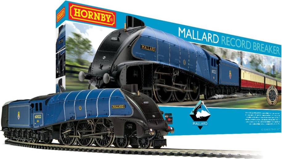 Hornby train set Hornby R1282M Mallard Record Breaker Train Set