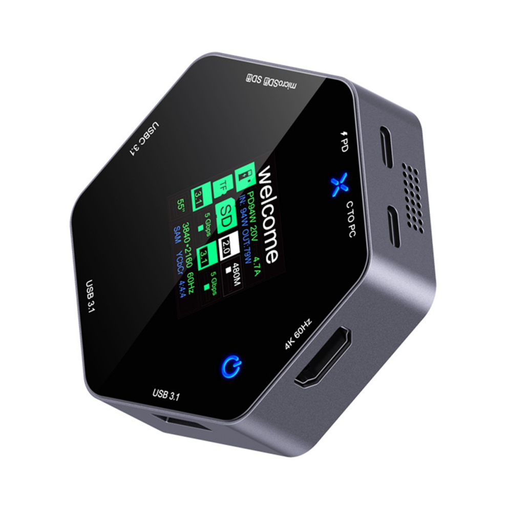 Eight In One Docking Station Type C