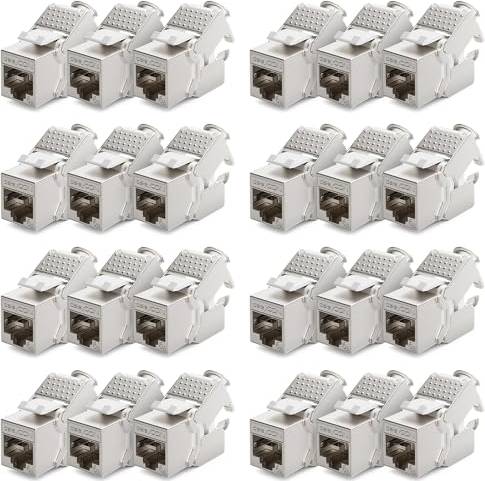 Interruptores y enchufes DeleyCON Keystone CAT 6a Jack STP Module