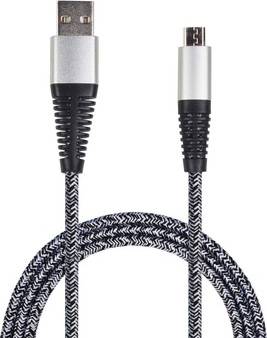 Micro-USB Data Cable - Silver - 1m