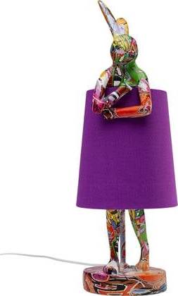 Animal Rabbit 50 cm E14 Violeta