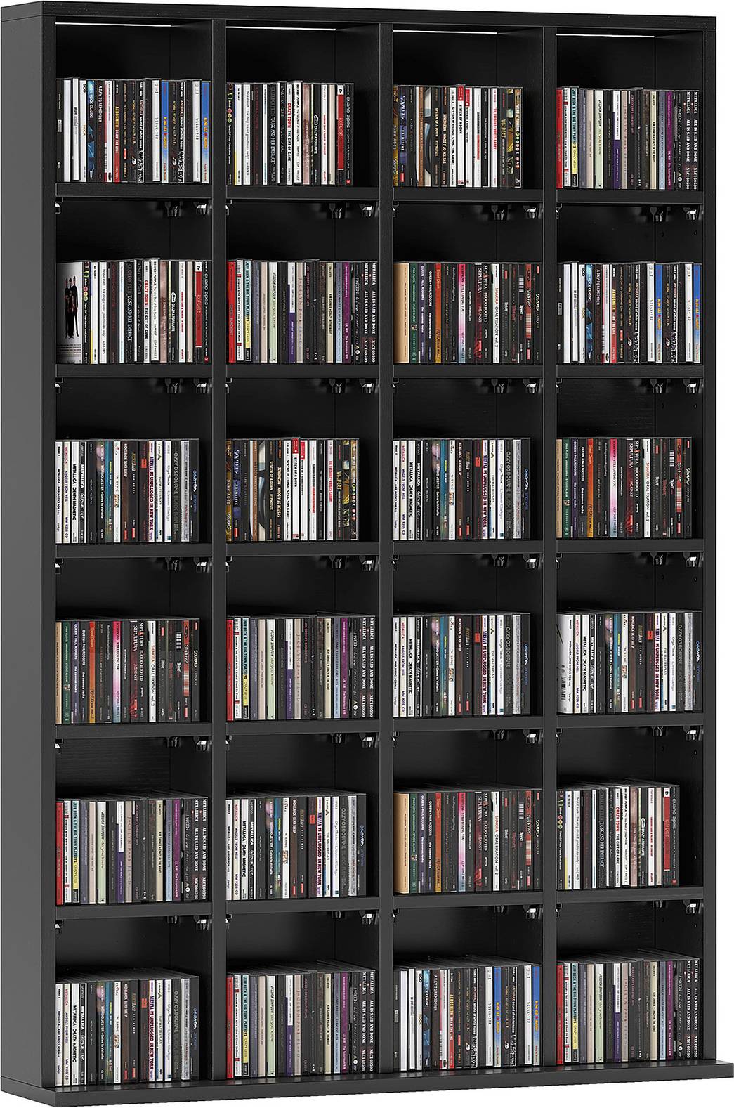 Homcom Large DVD CD Media Storage Shelf Rack