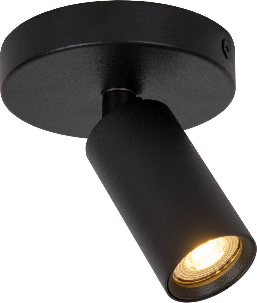 Lucide Ritmo Svart Spotlight