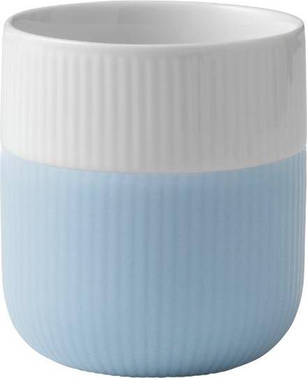 Fluted Contrast Light Blue