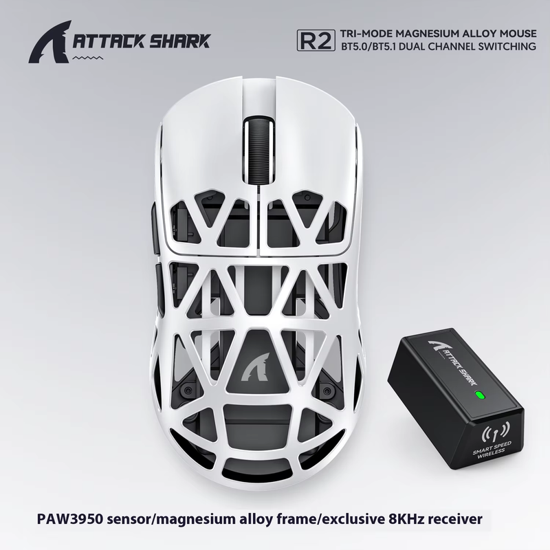 Attack Shark R2 8K Magnesium Alloy Wireless Mouse