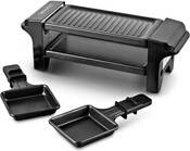 Machine à Raclette Grill 2 Personnes Rc Rigi Black