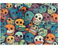 Warren Reed Smiling Skulls Pattern Multi One Size Chopping Board