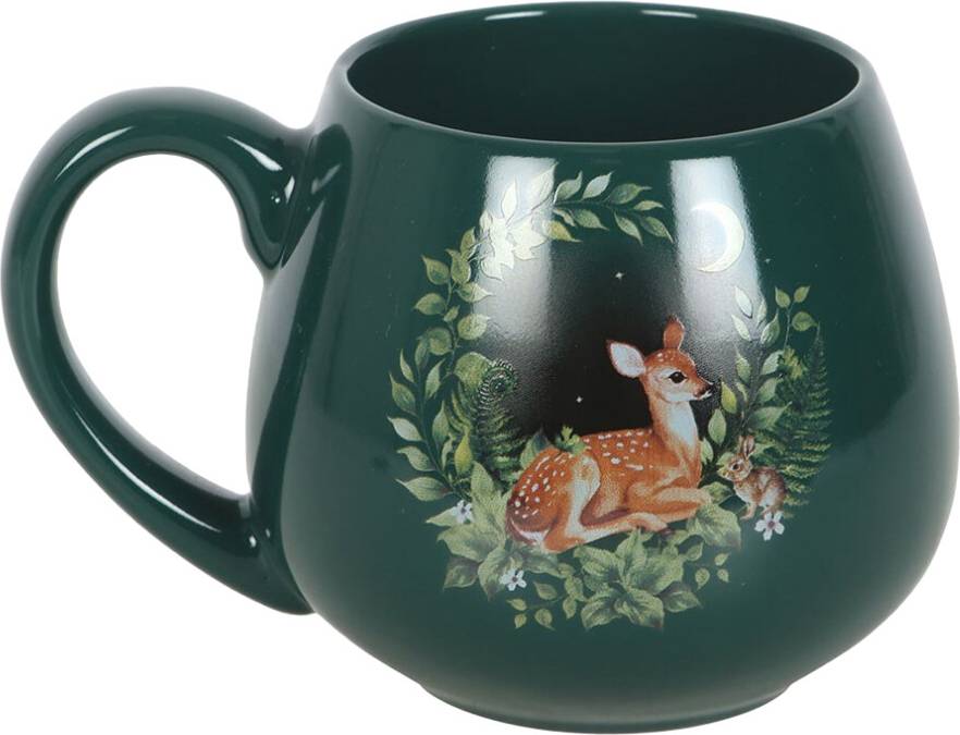 Something Different Fawn Rounded Green One Size Cup & Mug