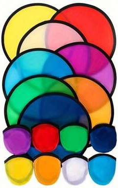 Shein Nylon Folding Multi-Color Retractable Fan