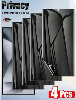 Shein 4 Packs Compatible Galaxy Privacy Screen Protector