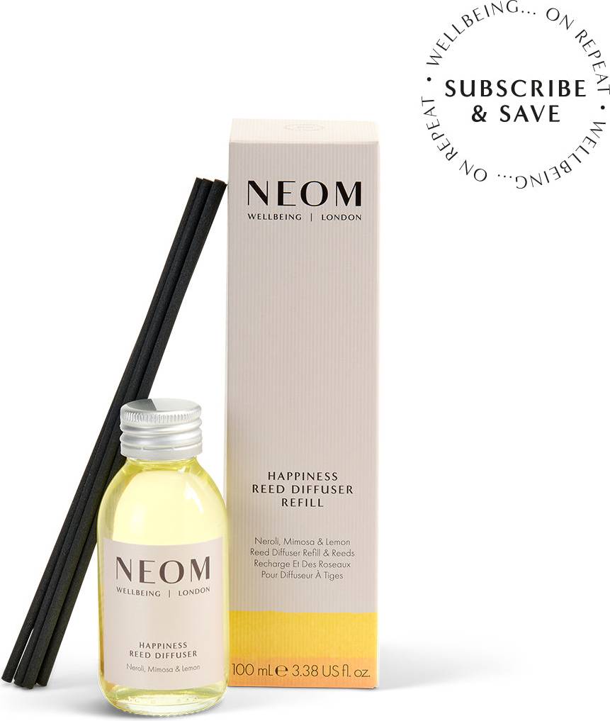 NEOM Wellbeing London Happiness Reed Diffuser Refill