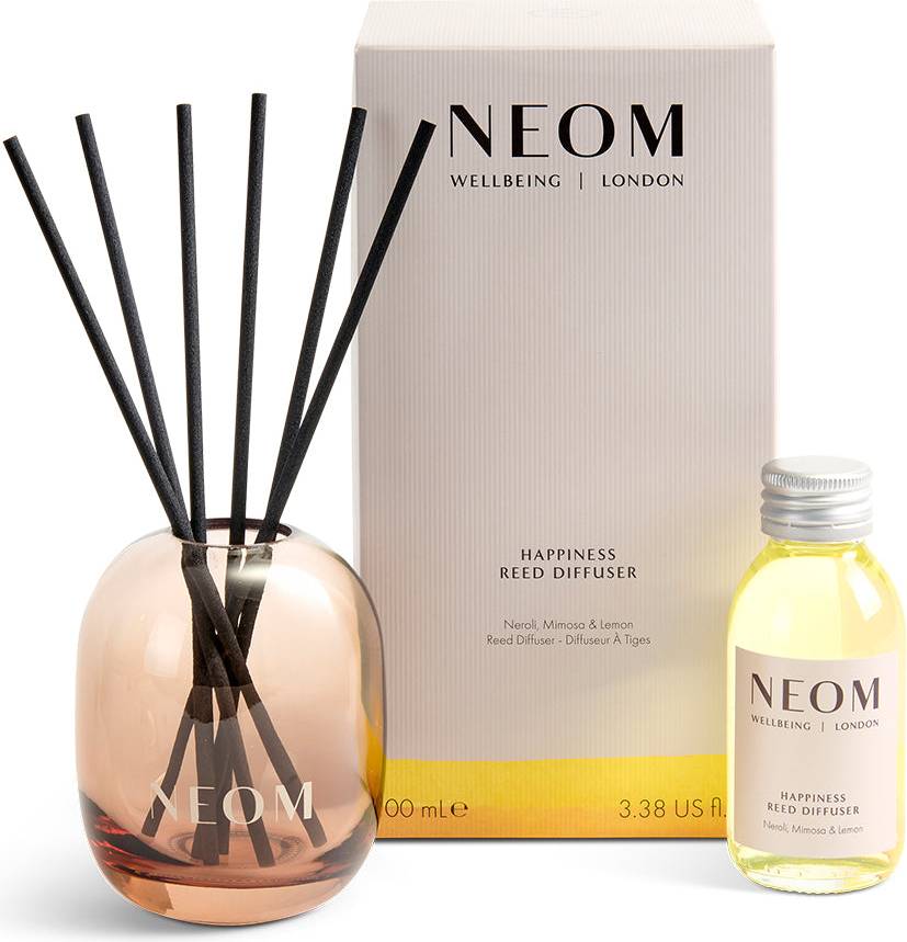 NEOM Wellbeing London Happiness Reed Diffuser