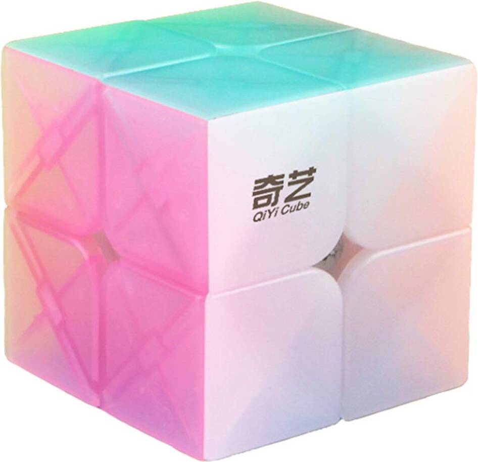 2x2 rubiks cube Speed Cube Stickerless 2X2 Jelly Magic Puzzle