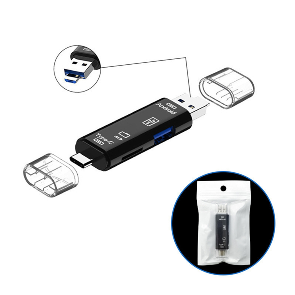 3-In-1 Card Reader OTG USB 2.0 Type C