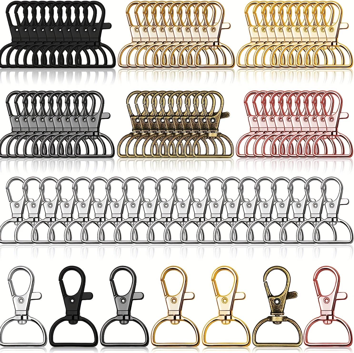 Temu Rotating Lobster Rope Card Keychain - Colorful