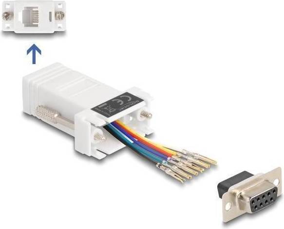 DeLock Seriel Adapter DB-9 Hun Til RJ-12