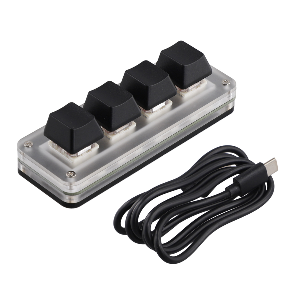 Kopinma USB Programming Macro Keyboard RGB 4 Keys