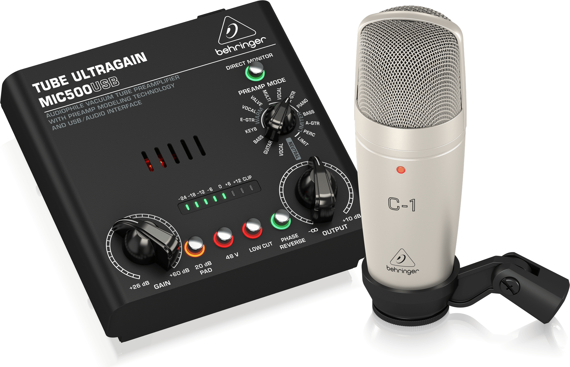 Behringer Voice Studio Recording Bundle