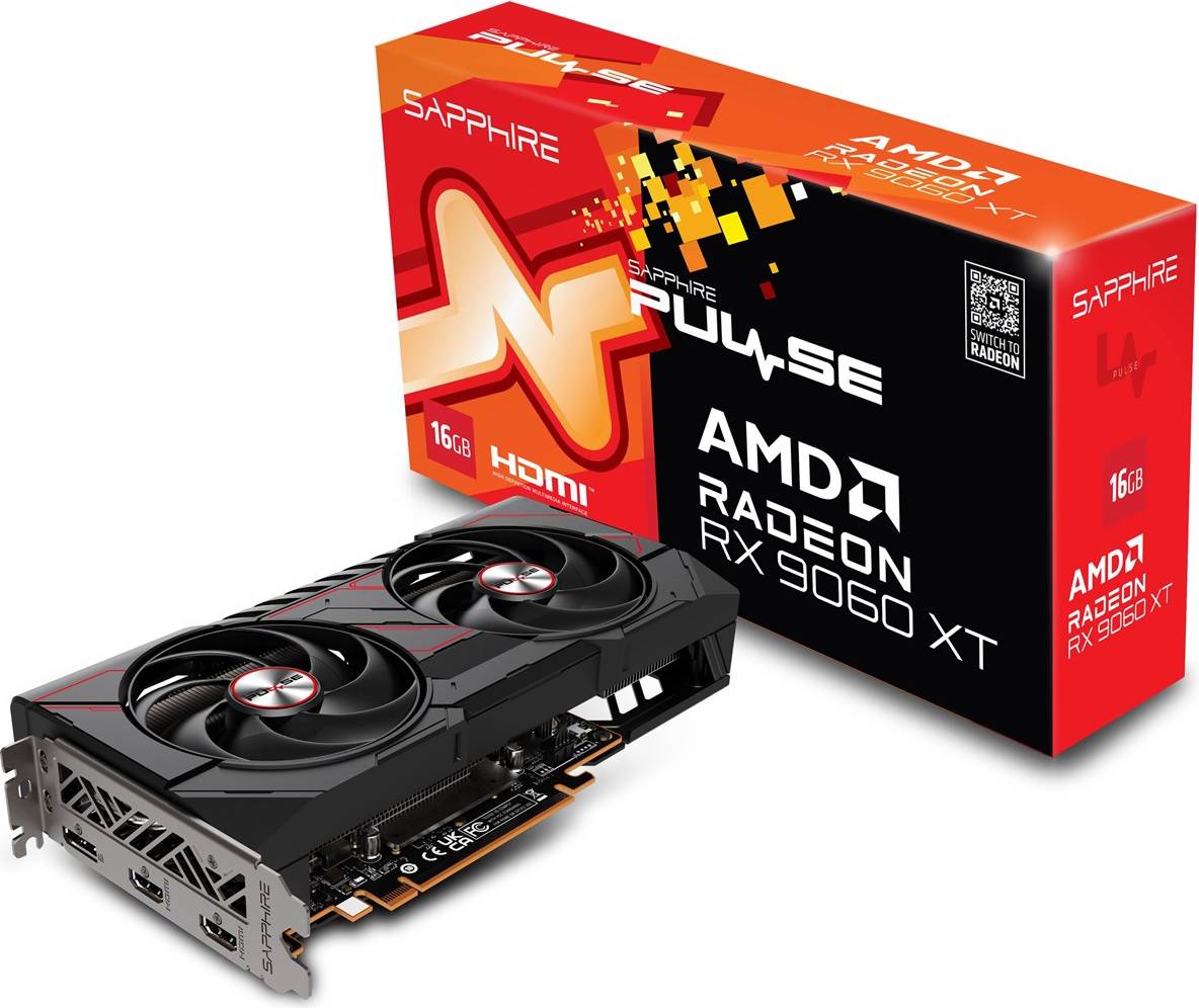 Sapphire Radeon RX 9060 XT Pulse Gaming OC 16GB GDDR6