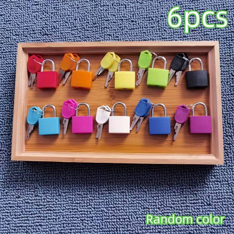 Temu 6pcs Mini Padlocks With Keys