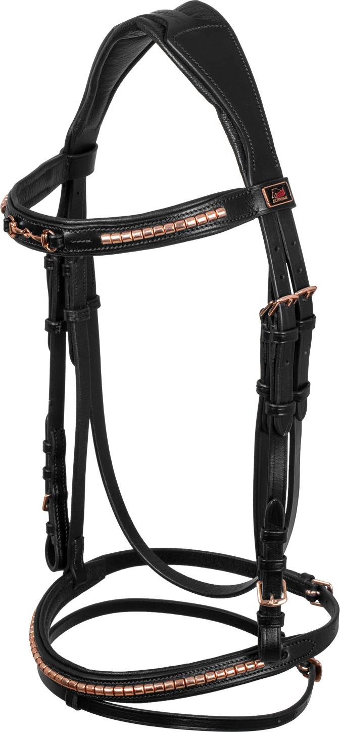 Supreme Riding Bridle English - Marron