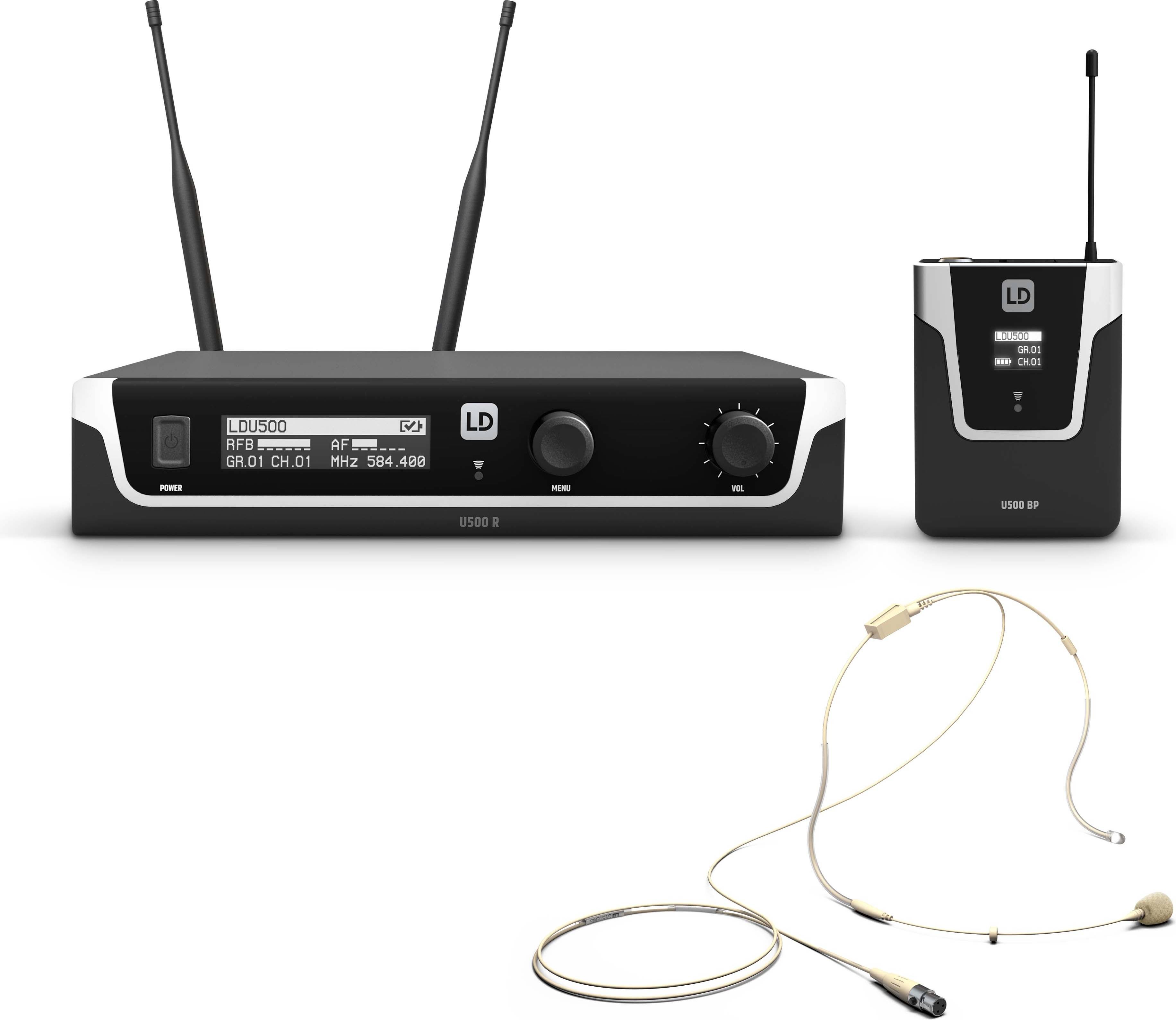 U508 BPHH Single Headset Mic Wireless System