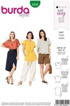 Burda Style Misses Tops Sewing Pattern - Super Easy