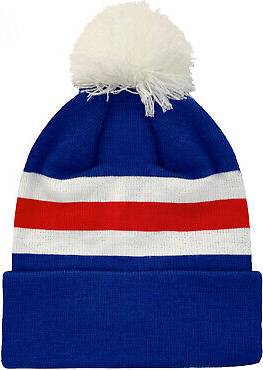Retro Football Knitted Hat Rangers