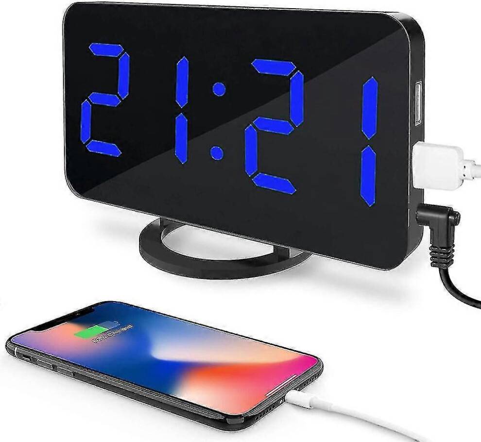 Kikidex Digital Alarm Clock Large LED Display