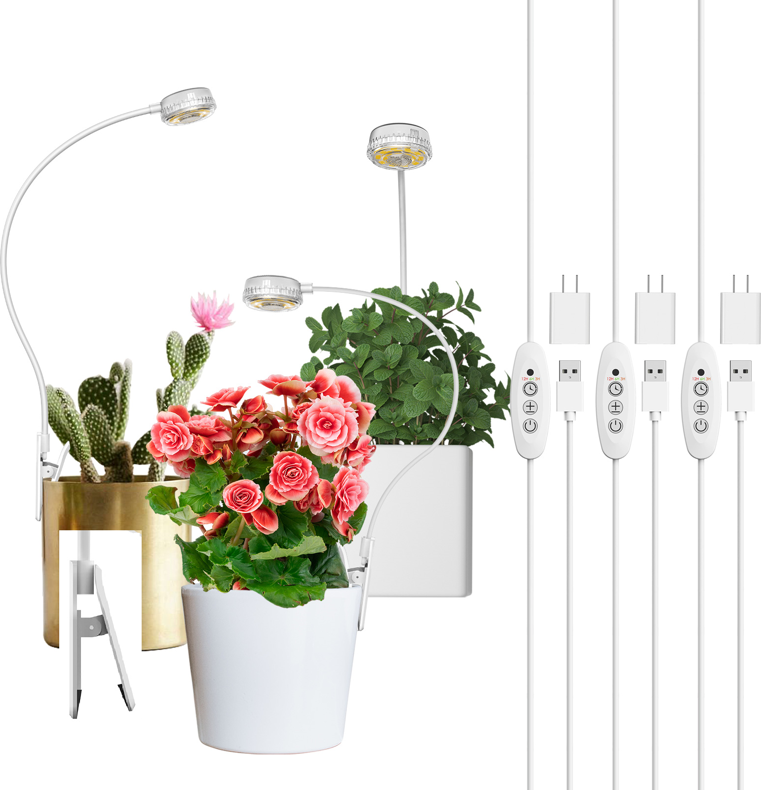 Led grow light Sansi 5W Dimmable Full Spectrum LED Grow Light