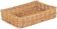 RED HAMPER Straight Sided Rectangular Brown One Size Serving Tray
