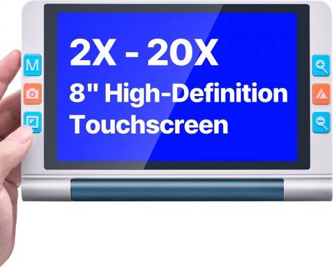 VEVOR Portable Digital 8 Inch Touchscreen Magnifier
