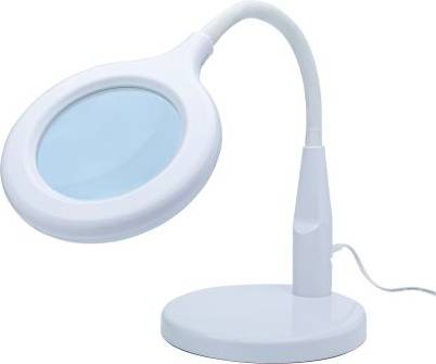 LightCraft Lightcraft Compact LED Magnifier Desk Lamp White
