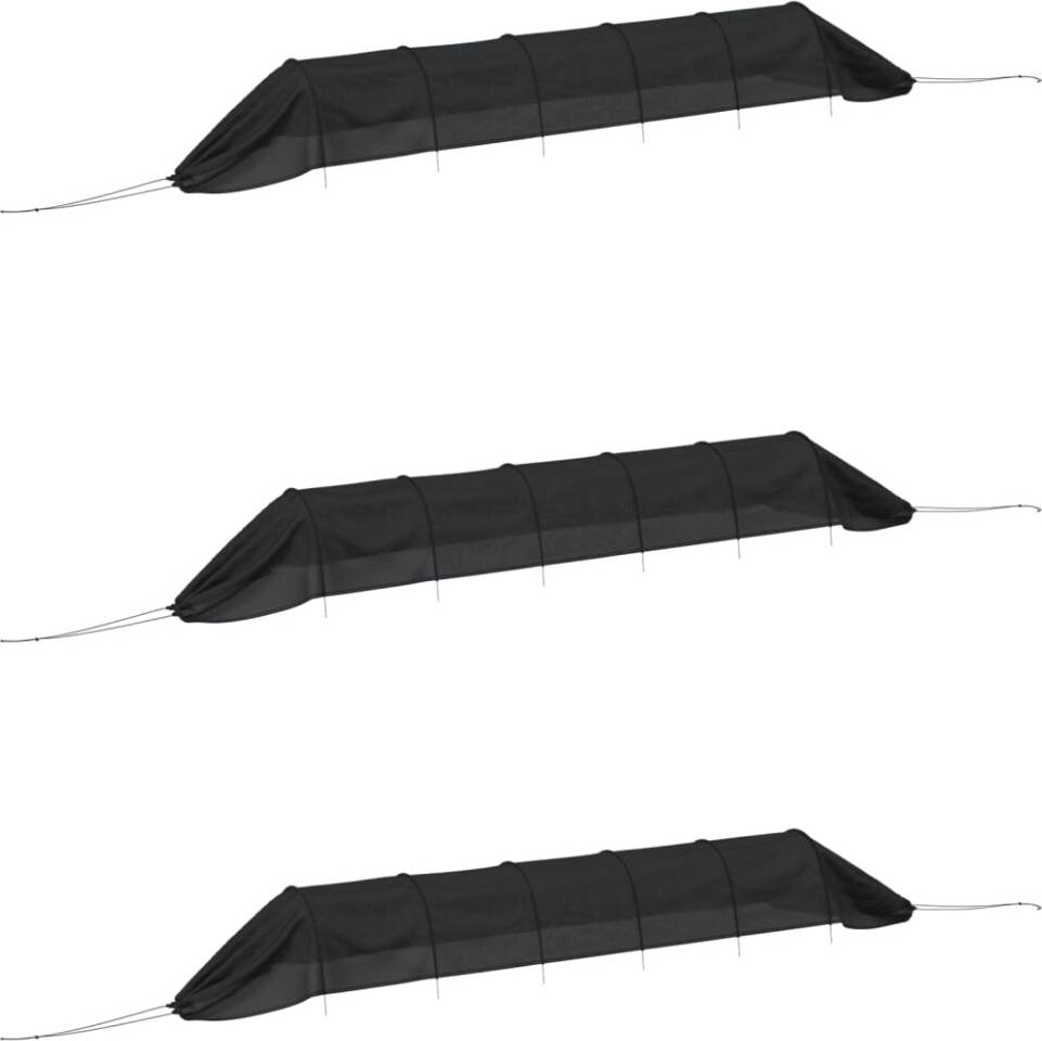 vidaXL Netting Tunnels Insect Protection Net 3 Pcs