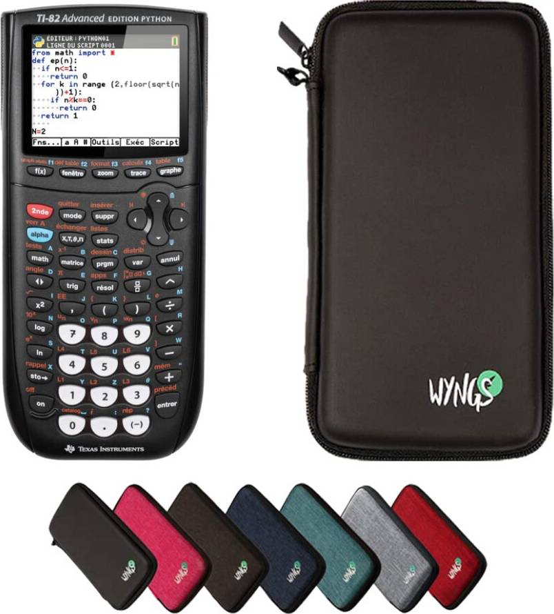 Ti calculator Texas Instruments Calcuso Basic Set Black Graphing Calculator TI-82