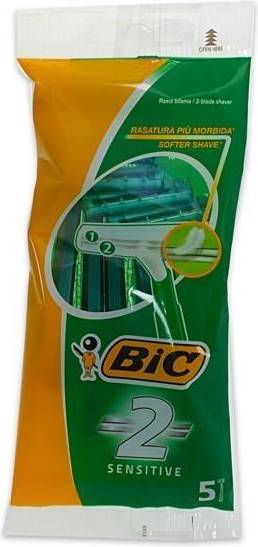 Disposable Sensitive Razor 2 Blades 5 Pieces