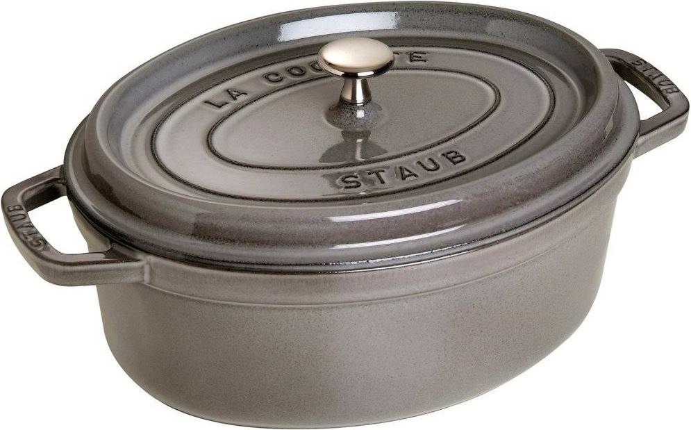 Oval Graphite Gray