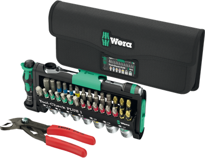 Wera 40 Piece Tool-Check Combi Screwdriver Bit Set Tool Kit