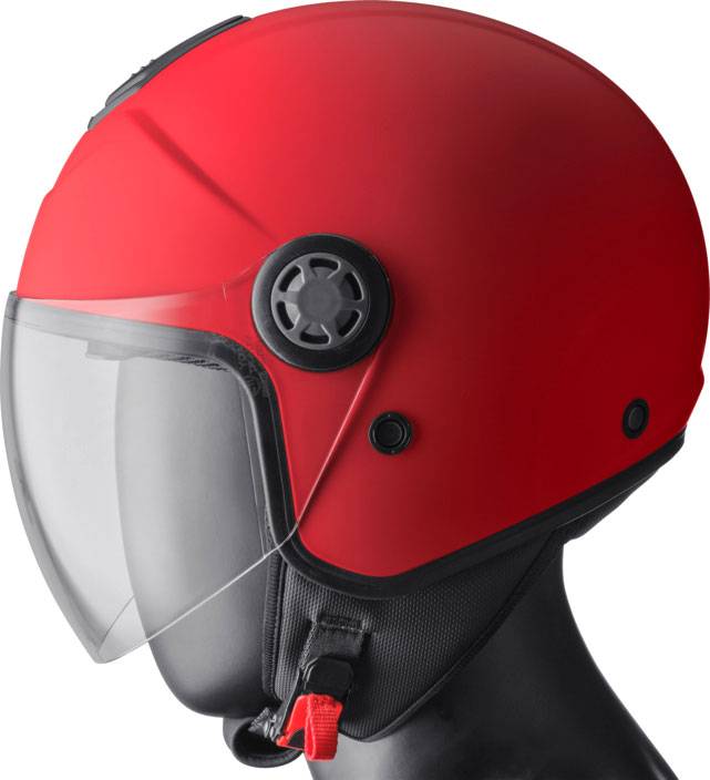 Jet Motorcycle Helmet Gelato - Rouge