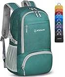 Lightweight Foldable Backpack Packable Rucksack - Dark Green
