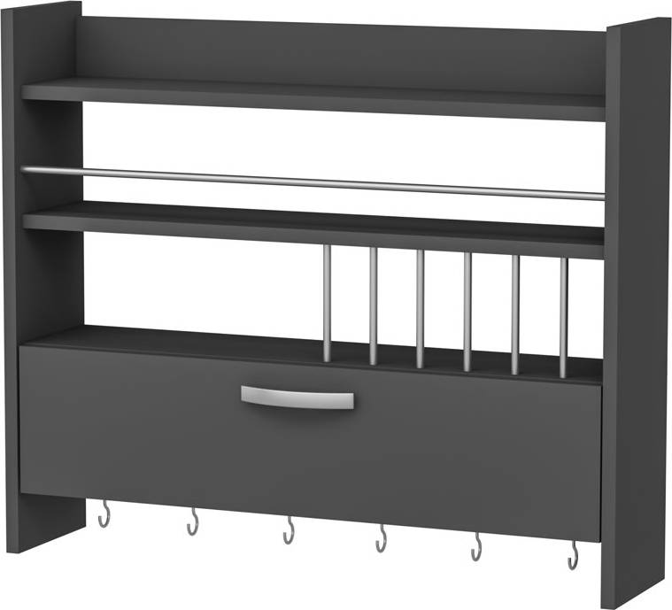 Ebern Designs Wall Mounted Required Spice Rack 72cm