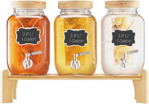 VEVOR 3-Pack 3.8L Rostfritt Stålkran