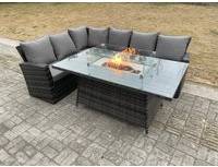 Rattan corner garden sofa Fimous Rattan Corner Sofa