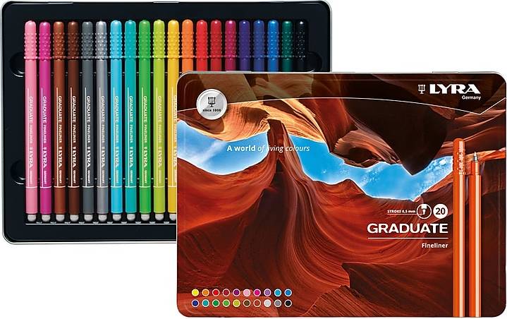 Graduate Water-Based Marker 21 Set