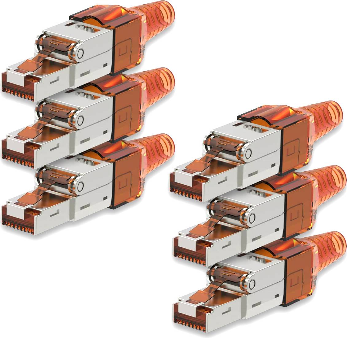 Uc UC Express Netzwerkstecker Cat7 RJ45 6 Orange