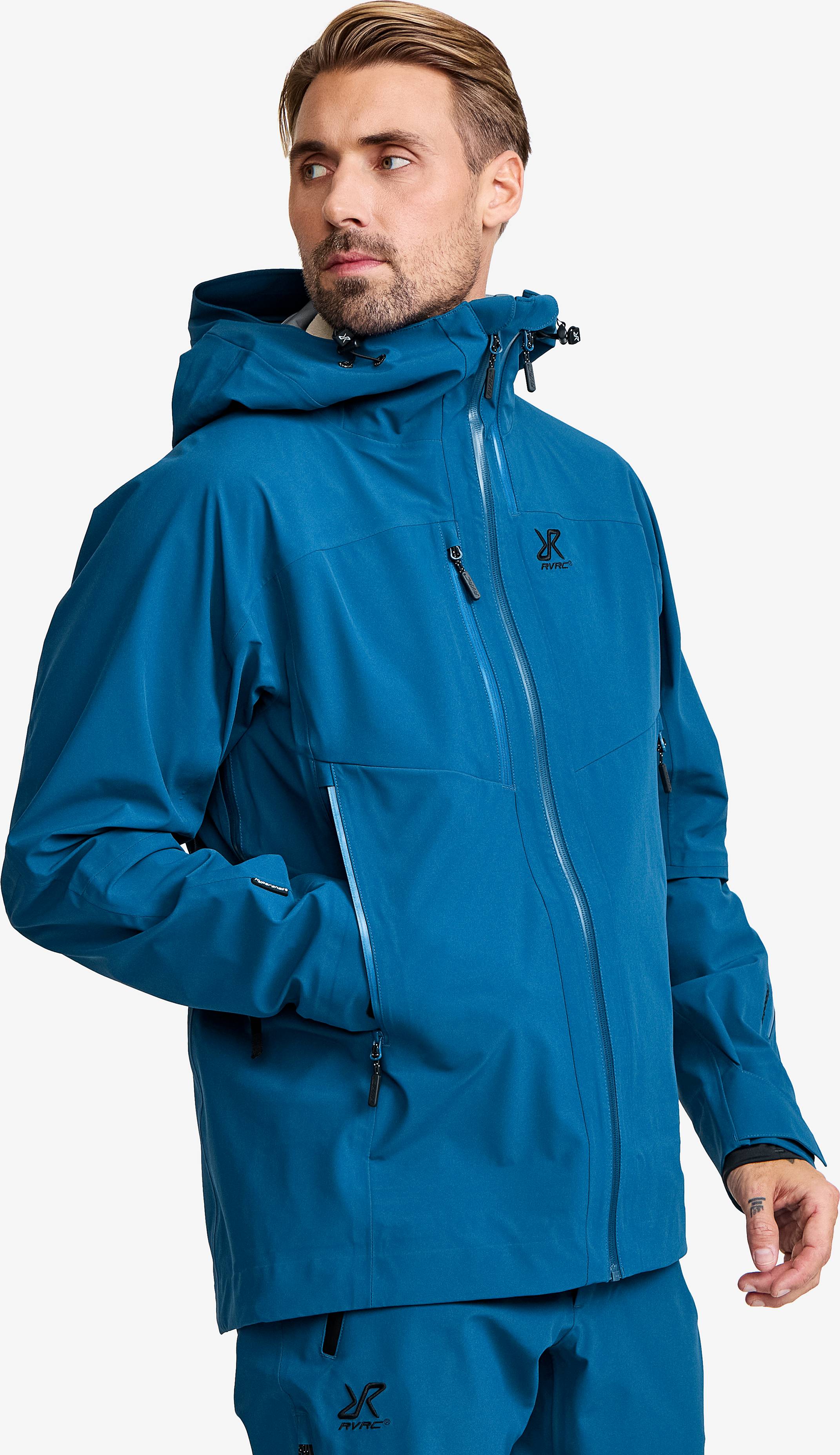 RevolutionRace Cyclone 3L Shell Jacket - Blue Opal/Imperial Blue