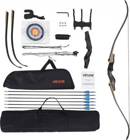 VEVOR Recurve Bow And Arrows Kit 60 Inch